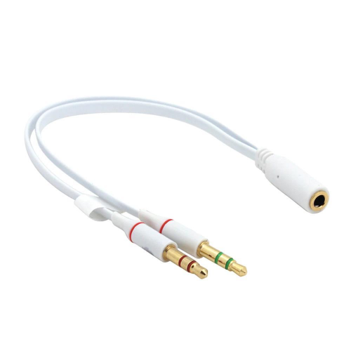 3.5 mm Aux Kulaklık Mikrofon Dönüştürücü Birleştirici Kablo 