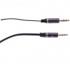 3.5 mm Aux Y Kablo Kulaklık Mikrofon Dönüştürücü Birleştirici