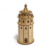3D Ahşap Galata Kulesi Maketi Boyanabilir Ahşap Maket
