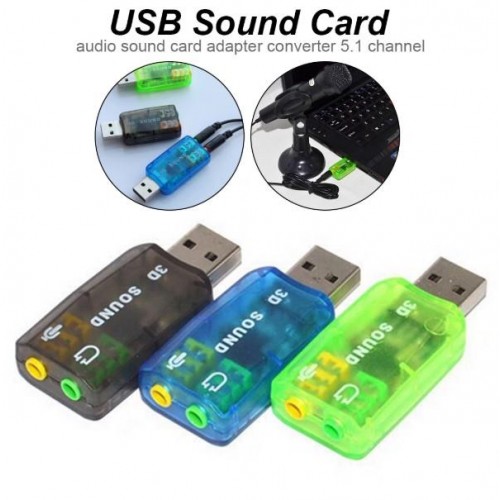 5.1 Sound USB Ses Kartı Virtual 3D Çevirici Dönüştürücü BW2430