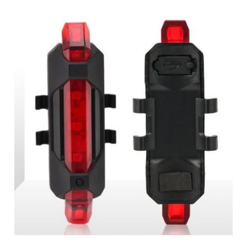 Bisiklet Işığı LED Stop Arka İkaz Işık Lamba USB Şarjlı 4 Mod