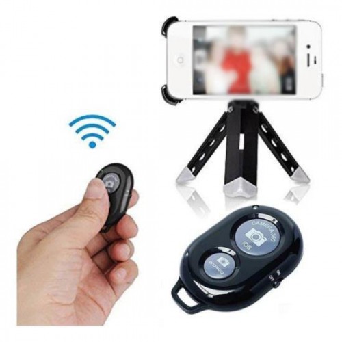 Bluetooth Uzaktan Kumanda Pilli Video Selfie Ve Fotoğraf Çekme Tüm Telefonlara Uyumlu 