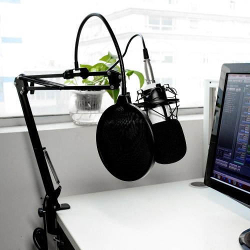 BM800 Stüdyo Kayıt Youtuber Mikrofonu Seti + Stand + Pop Filtre