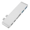 Çift Type-C USB 3.0 Çoklayıcı Kart Okuyucu Çevirici Macbook BW3185