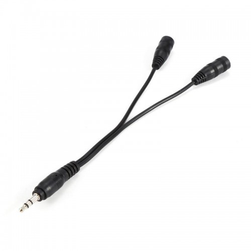 Çoklayıcı Aux Ses Kablosunu Kulaklık ve Mikrofona Çeviren Kablo
