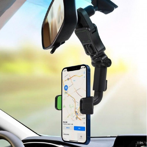 360 Derece Arka Koltuk ve Dikiz Aynası Ayarlı Araç İçi Telefon Tutucu 