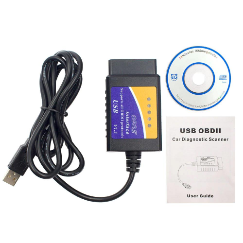 ELM327 OBD2 Kablolu USB Girişli Araç Oto Arıza Tespit Cihazı V1.5