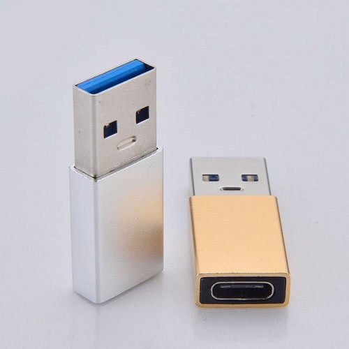Erkek USB to Dişi Type-C Data Çevirici OTG Adaptör Metal