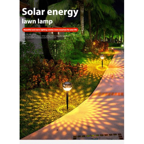 Güneş Enerjili Solar Şarjlı Işıldak Bahçe Dekorasyon RGB Renkli Peyzaj Aydınlatma