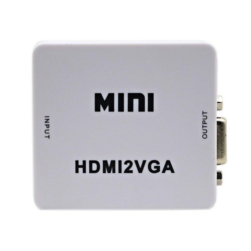 HDMI to 2 VGA Mini Çevirici Dönüştürücü HDMI2VGA Adaptör