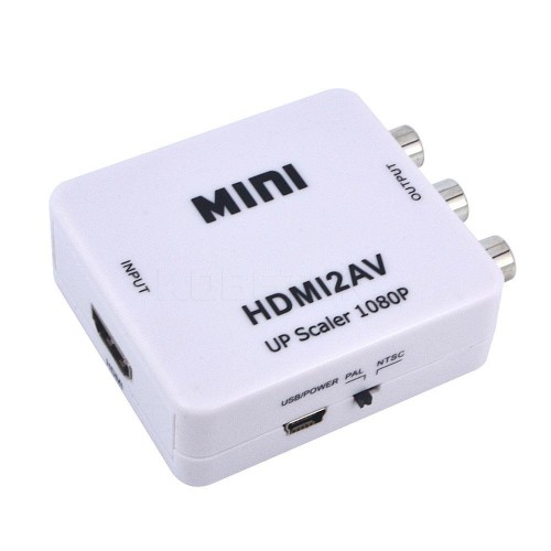 HDMI to RCA 2 AV Çevirici Dönüştürücü HDMI2AV Video Adaptör