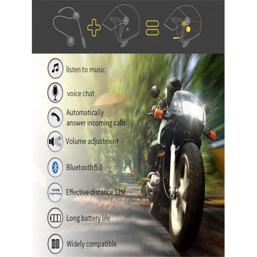 Helmet BT8 Motosiklet Kask Bluetooth Kulaklık İntercom