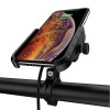 Kewiq Motosiklet QC 3.0 USB Hızlı Şarj Telefon Tutucu Ayna ve Gidon Uyumlu