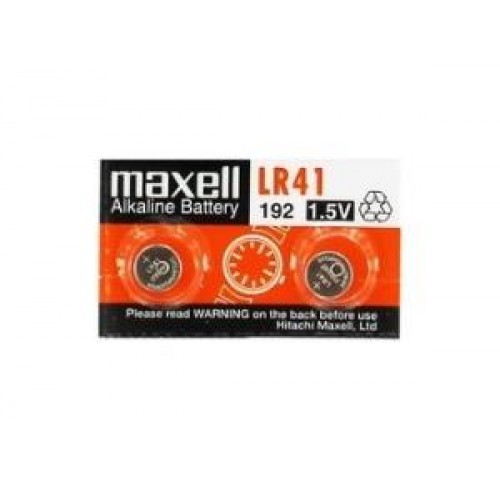 Maxell Lr41, 192 1.5V Alkalin Pil 10'Lu