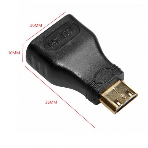 Mini Erkek HDMI to Dişi HDMI Çevirici Dönüştürücü Adaptör