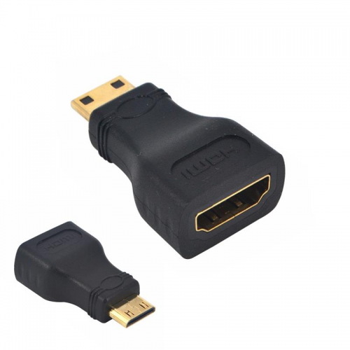 Mini Erkek HDMI to Dişi HDMI Çevirici Dönüştürücü Adaptör