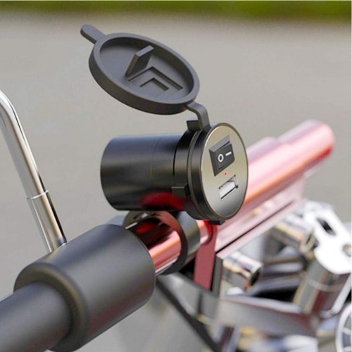 Motosiklet Elektrikli Bisiklet Telefon Şarj Aleti 12V Su Geçirmez