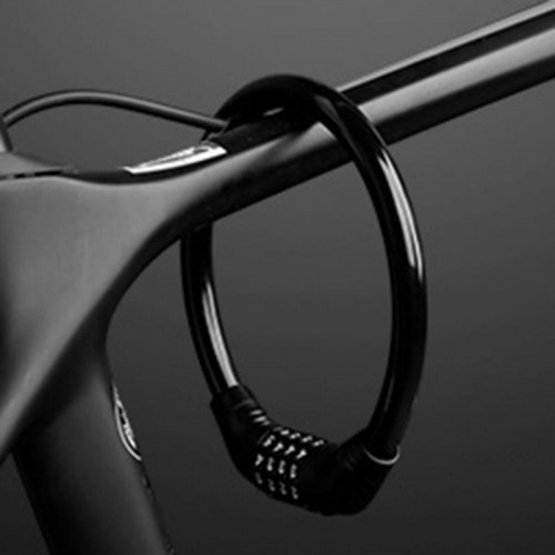 4 Haneli Kod Şifreli Bisiklet Motosiklet Kiliti PVC Paslanmaz