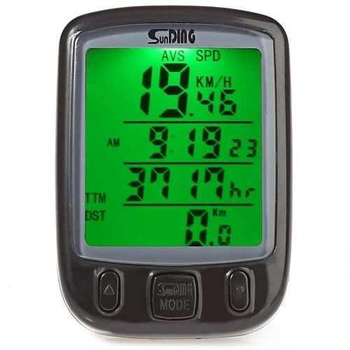 Sunding SD563 Bisiklet Km Hız Göstergesi Sayacı Su Geçirmez LCD Ekran