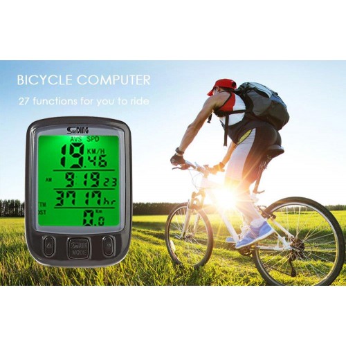 Sunding SD563 Bisiklet Km Hız Göstergesi Sayacı Su Geçirmez LCD Ekran