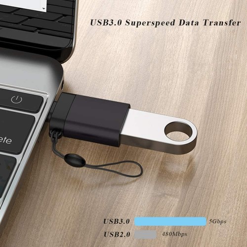 Type-C to Dişi USB Dönüştürücü OTG Çevirici Adaptör Metal 