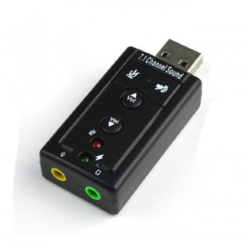 7.1 Ses Kartı Sound Efektli USB 2.0 Çevirici Dönüştürücü BW2435